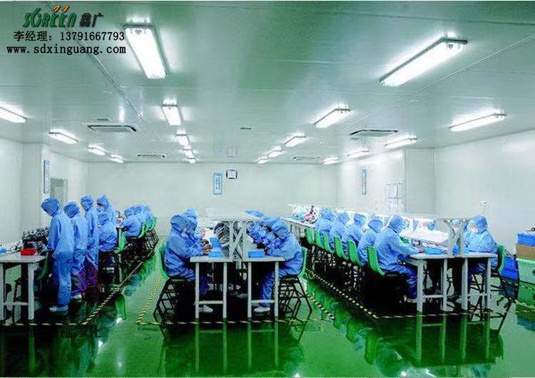 山東電子廠凈化工程，無塵車間裝修